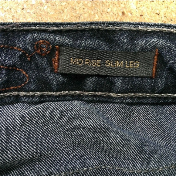 SOLD Jag Mid Rise Slim Leg Bling Women's 12 #1337 - Picture 6 of 9